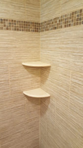 GoShelf: Shower Corner Shelves Built In To Your Existing Tile!