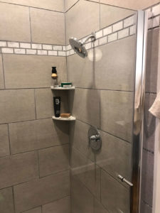shower shelving