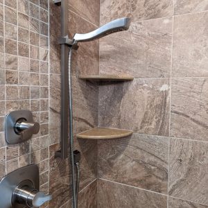 shelving for shower stalls