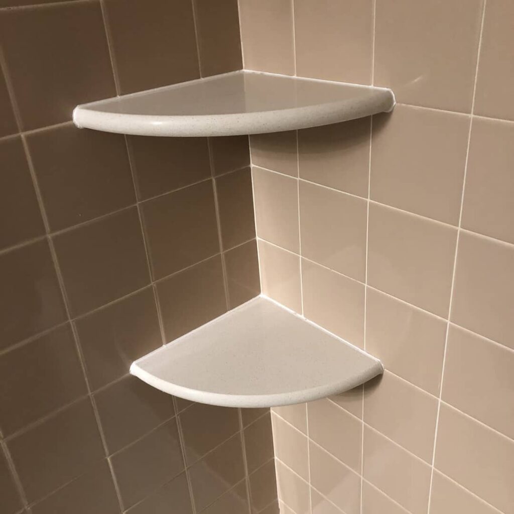 GoShelf™: Corner Shower Shelf That Looks Seamless