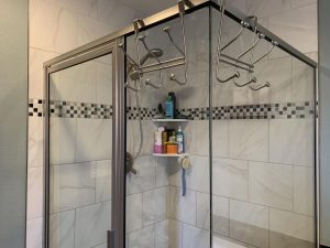 DIY shower organizer