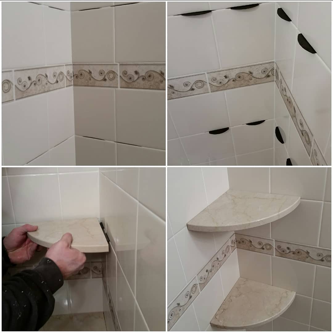 Shower corner shelf question. - Ceramic Tile Advice Forums - John