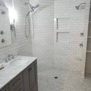 Installing Corner Shower Shelves 