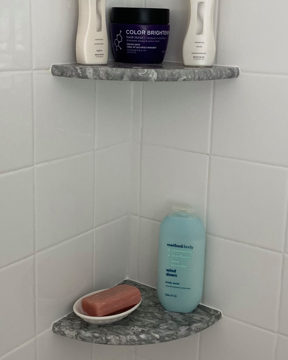 Bathroom Corner Shower Shelf Options: GoShelf System