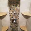 tile shower shelf