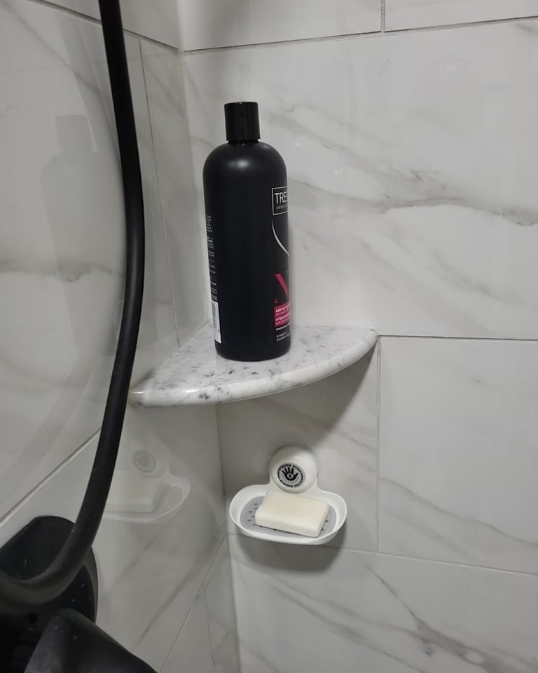 corner soap holder for shower