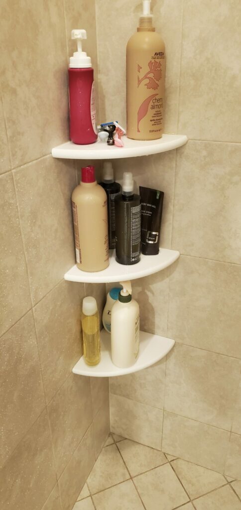 corner stone shower shelf