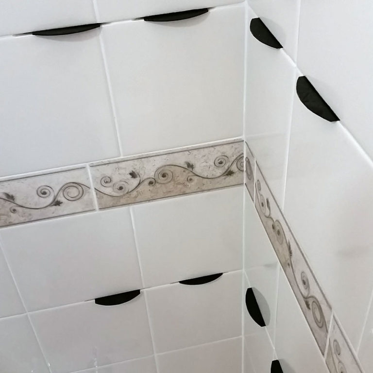 How To Install Our Tile Shower Shelf Insert Quickly Easily Shower   Goshelf Install 2 1 1 768x768 