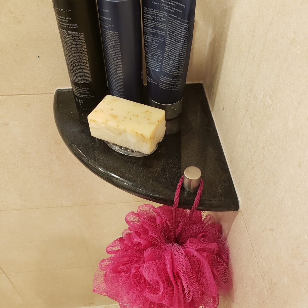 shower soap rack
